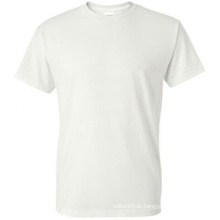 100% Baumwolle Promotion Rundhals weißes T-Shirt